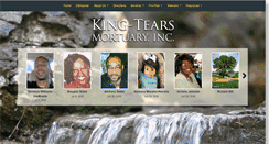 Desktop Screenshot of king-tearsmortuary.com
